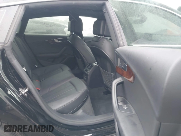 2019 Audi A5 Sportback Premium with VIN WAUANCF50KA072515, listed as a IAAI auction lot 41135123 with 30,456 mi miles. Bid and sale history available at carsss.com. Image 8.