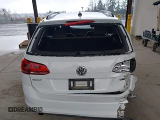 2017 Volkswagen Golf SportWagen S with VIN 3VW017AU7HM542838, listed as a IAAI auction lot 41933857 with 87,573 mi miles. Bid and sale history available at carsss.com. Image 16.