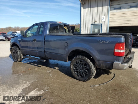 2005 Ford F-150 XL with VIN 1FTRF14W65KC37551, listed as a Copart auction lot 80317184 with 191,768 mi miles and Salvage title. Bid and sale history available at DreamBid. Image 2.