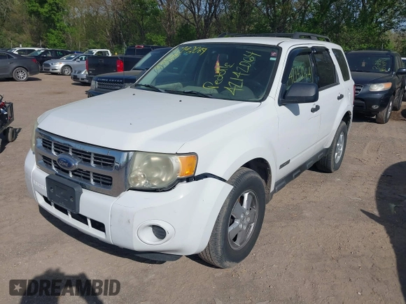 2008 Ford Escape XLS with VIN 1FMCU02Z68KC25600, listed as a IAAI auction lot 42142064 with 337,207 mi miles and . Bid and sale history available at DreamBid. Image 2.