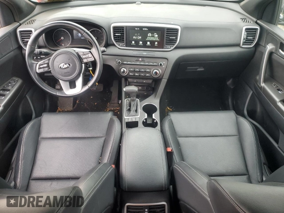2021 Kia Sportage S with VIN KNDP6CAC1M7874734, listed as a Copart auction lot 53832835 with 29,559 mi miles and Salvage Title. Bid and sale history available at DreamBid. Image 8.