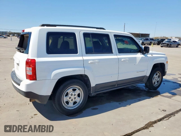 2016 Jeep Patriot Sport with VIN 1C4NJPBA9GD574679, listed as a Copart auction lot 48324585 with 140,704 mi miles and Clean Title. Bid and sale history available at carsss.com. Image 3.