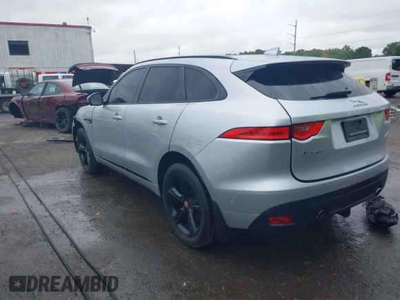 2017 Jaguar F-Pace 35t R-Sport with VIN SADCL2BV3HA893851, listed as a IAAI auction lot 40369832 with 67,313 mi miles and . Bid and sale history available at DreamBid. Image 3.