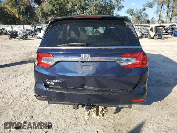 2018 Honda Odyssey LX with VIN 5FNRL6H2XJB085777, listed as a Copart auction lot 84414894 with 142,500 mi miles and Salvage Title. Bid and sale history available at carsss.com. Image 6.
