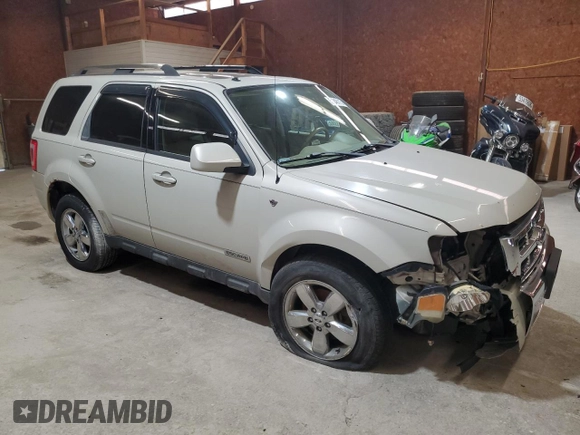2008 Ford Escape Limited with VIN 1FMCU941X8KB24748, listed as a Copart auction lot 54348115 with 130,778 mi miles and Clean Title. Bid and sale history available at carsss.com. Image 4.