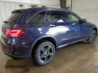 2022 Mercedes-Benz GLC 300 with VIN W1N0G8EB3NG074542, listed as a Copart auction lot 52284485 with 30,425 mi miles and Salvage Title. Bid and sale history available at DreamBid. Image 3.