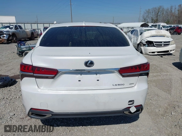 2018 Lexus LS with VIN JTHC51FF0J5001992, listed as a IAAI auction lot 41785989 with 53,957 mi miles. Bid and sale history available at carsss.com. Image 15.