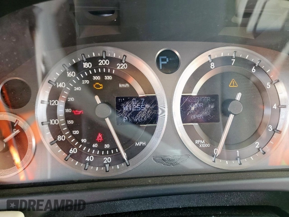 2007 Aston Martin DB9 z VIN SCFAD02A57GB08568, wystawiony jako Copart lot #57238375 z przebiegiem 41 255 mil mil oraz Tytuł czysty. Historia ofert i sprzedaży dostępna na DreamBid. Obrazek 10.