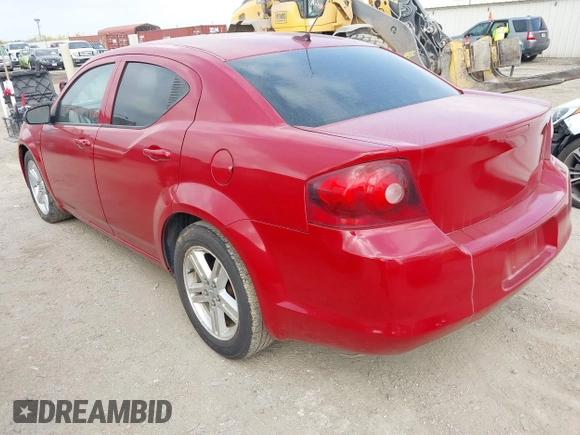2014 Dodge Avenger SE with VIN 1C3CDZAB0EN147245, listed as a IAAI auction lot 42127010 with 161,260 mi miles. Bid and sale history available at carsss.com. Image 3.
