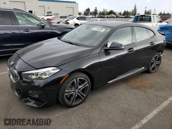 2021 BMW 2 Series 228i xDrive with VIN WBA73AK09M7G99831, listed as a Copart auction lot 71765203 with 17,876 mi miles. Bid and sale history available at carsss.com. Image 1.