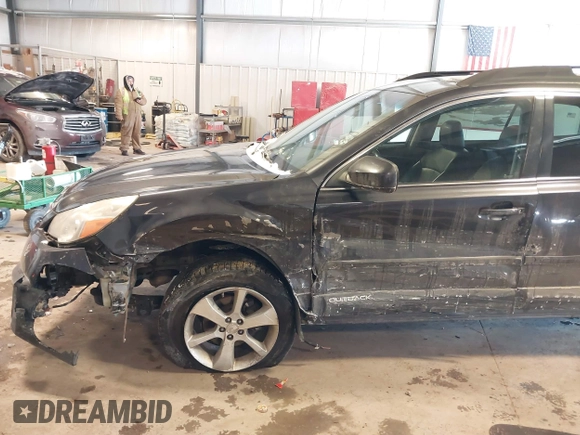 2013 Subaru Outback 2.5i Limited with VIN 4S4BRCKC9D3242941, listed as a IAAI auction lot 41592045 with 194,855 mi miles. Bid and sale history available at carsss.com. Image 6.