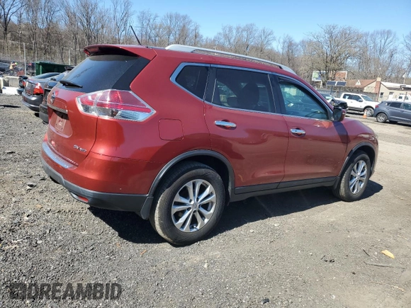 2016 Nissan Rogue SL with VIN 5N1AT2MV3GC890348, listed as a Copart auction lot 50826125 with 53,867 mi miles and Salvage Title. Bid and sale history available at DreamBid. Image 3.