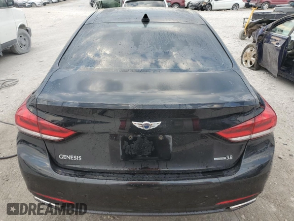 2016 Hyundai Genesis 3.8L with VIN KMHGN4JE6GU128579, listed as a Copart auction lot 69292634 with 83,603 mi miles and Salvage Title. Bid and sale history available at carsss.com. Image 6.