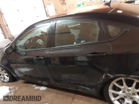 2013 Dodge Dart SXT with VIN 1C3CDFBA9DD290624, listed as a IAAI auction lot 41615782 with 123,432 mi miles. Bid and sale history available at carsss.com. Image 14.