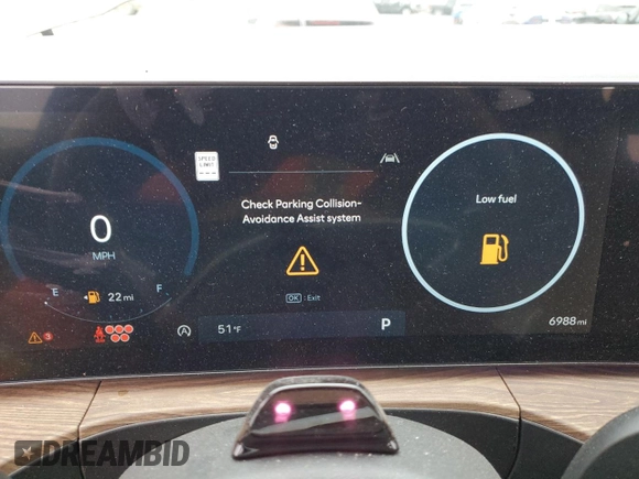 2024 Hyundai Santa Fe Limited z VIN 5NMP4DGL1RH030440, wystawiony jako Copart lot #51807025 z przebiegiem 6 988 mil mil oraz Szkoda całkowita • Salvage title. Historia ofert i sprzedaży dostępna na DreamBid. Obrazek 9.