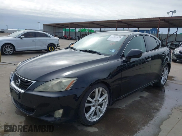 2006 Lexus IS 250 Manual with VIN JTHBK262865011815, listed as a IAAI auction lot 41309039 with 230,942 mi miles. Bid and sale history available at carsss.com. Image 2.