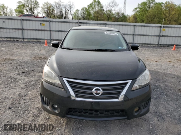 2015 Nissan Sentra SR with VIN 3N1AB7AP5FY338580, listed as a Copart auction lot 54394905 with 125,120 mi miles and Salvage Title. Bid and sale history available at DreamBid. Image 5.