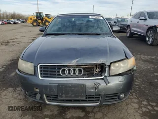 2005 Audi A4 1.8T with VIN WAUAC48H85K004271, listed as a Copart auction lot 46900405 with 186,470 mi miles and Salvage Title. Bid and sale history available at carsss.com. Image 5.