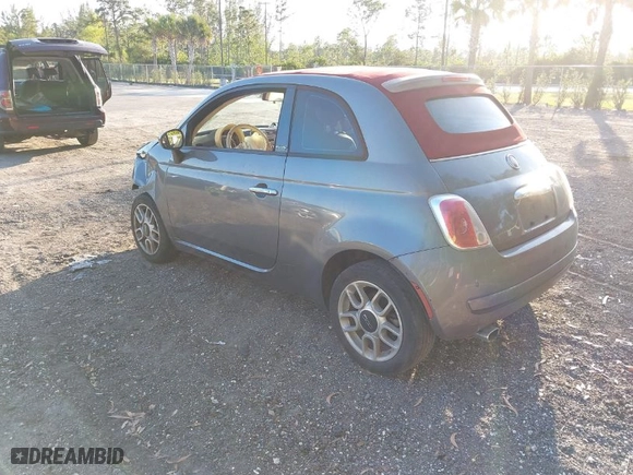 2012 FIAT 500 Pop with VIN 3C3CFFDR2CT360843, listed as a IAAI auction lot 41536526 with 138,555 mi miles. Bid and sale history available at carsss.com. Image 3.