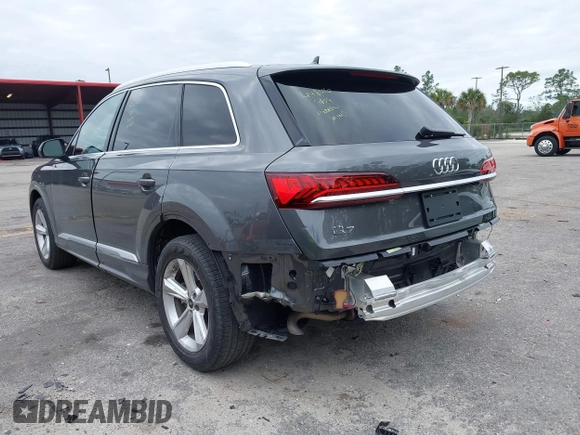 2023 Audi Q7 Premium Plus with VIN WA1LCBF75PD002182, listed as a IAAI auction lot 41660226 with 19,164 mi miles and . Bid and sale history available at DreamBid. Image 6.
