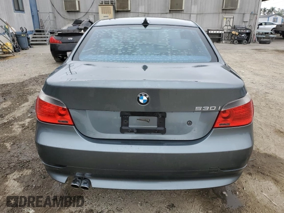 2004 BMW 5 Series 530i with VIN WBANA73564B058592, listed as a Copart auction lot 60579655 with 108,128 mi miles and Clean title. Bid and sale history available at DreamBid. Image 6.