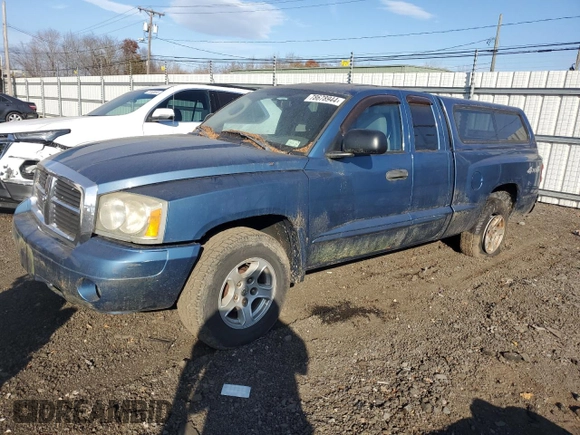 2006 Dodge Dakota SLT with VIN 1D7HW42N26S619350, listed as a Copart auction lot 78678944 with 40,279 mi miles and Clean Title. Bid and sale history available at carsss.com. Image 1.