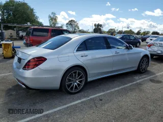 2018 Mercedes-Benz S 560 with VIN WDDUG8DB9JA368265, listed as a Copart auction lot 47492885 with 31,007 mi miles and Salvage Title. Bid and sale history available at carsss.com. Image 3.