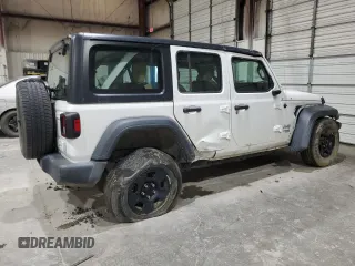 2018 Jeep Wrangler Unlimited Sport S z VIN 1C4HJXDGXJW181719, wystawiony jako Copart lot #56725795 z przebiegiem 87 523 mil mil oraz Szkoda całkowita • Salvage title. Historia ofert i sprzedaży dostępna na DreamBid. Obrazek 3.