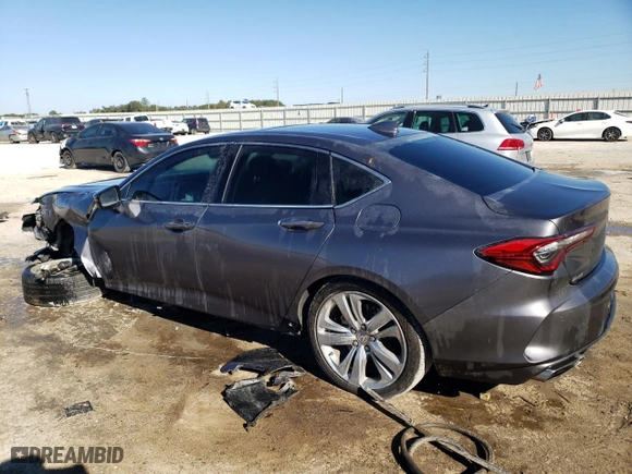 2022 Acura TLX w/Technology Package with VIN 19UUB5F41NA003012, listed as a Copart auction lot 82753724 with 41,478 mi miles and Salvage Title. Bid and sale history available at carsss.com. Image 2.
