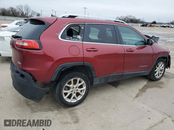 2014 Jeep Cherokee Latitude with VIN 1C4PJLCB1EW288108, listed as a Copart auction lot 46478735 with 121,610 mi miles and Clean Title. Bid and sale history available at DreamBid. Image 3.