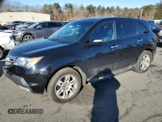 2007 Acura MDX Tech Pkg with VIN 2HNYD28347H524351, listed as a Copart auction lot 44102205 with 242,984 mi miles and Salvage Title. Bid and sale history available at carsss.com. Image 1.