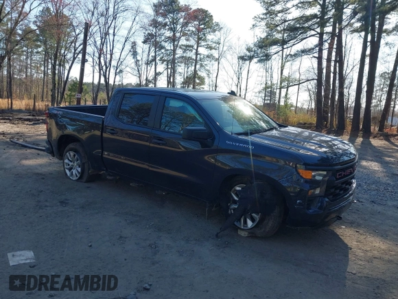 2022 Chevrolet Silverado 1500 Custom with VIN 1GCPDBEK3NZ640666, listed as a IAAI auction lot 41779220 with 31,047 mi miles. Bid and sale history available at carsss.com. Image 1.