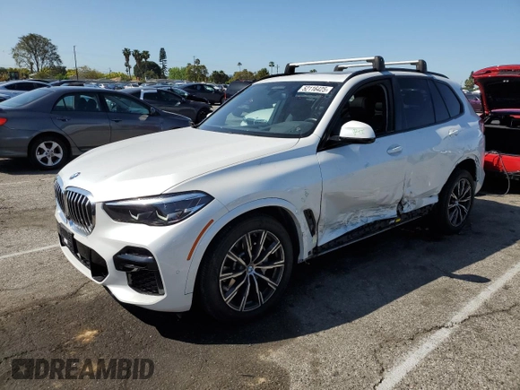 2023 BMW X5 xDrive40i with VIN 5UXCR6C03P9M85000, listed as a Copart auction lot 52116425 with 14,753 mi miles and Salvage Title. Bid and sale history available at carsss.com. Image 1.