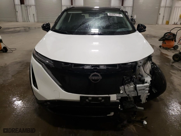 2023 Nissan ARIYA PLATINUM+ with VIN JN1DF0CD9PM701320, listed as a Copart auction lot 86995114 with 12,770 mi miles and Salvage Title. Bid and sale history available at carsss.com. Image 5.
