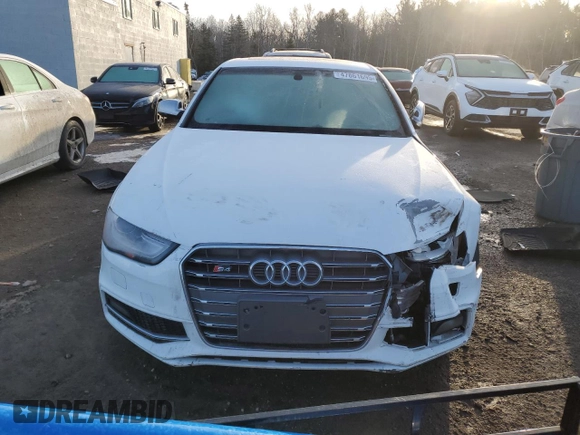 2013 Audi S4 Premium with VIN WAUFGCFL6DA202685, listed as a Copart auction lot 47861695 with 171,300 mi miles and Salvage Title. Bid and sale history available at carsss.com. Image 5.