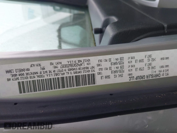 2011 Jeep Liberty Sport with VIN 1J4PN2GK5BW558357, listed as a IAAI auction lot 42675048 with 107,626 mi miles and . Bid and sale history available at DreamBid. Image 9.