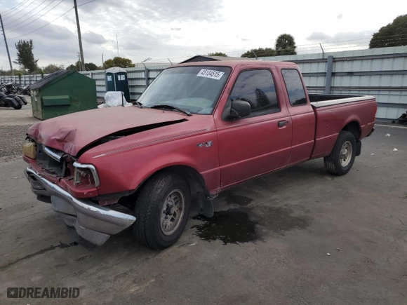 1995 Ford Ranger Splash with VIN 1FTCR14U6SPB20479, listed as a Copart auction lot 45134515 with 94,594 mi miles and Salvage Title. Bid and sale history available at carsss.com. Image 1.