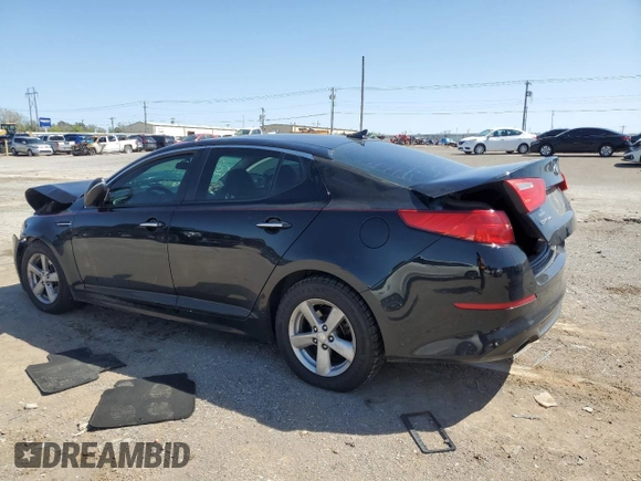 2014 Kia Optima LX with VIN 5XXGM4A71EG281270, listed as a Copart auction lot 52617445 with Not Provided miles and Salvage Title. Bid and sale history available at carsss.com. Image 2.