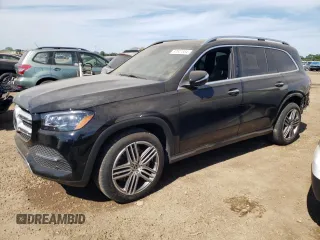 2021 Mercedes-Benz GLS 450 with VIN 4JGFF5KE5MA566388, listed as a Copart auction lot 60501554 with 29,260 mi miles and Salvage Title. Bid and sale history available at DreamBid. Image 1.