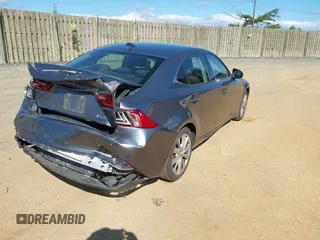 2015 Lexus IS 250 with VIN JTHBF1D27F5076348, listed as a IAAI auction lot 42322715 with 169,582 mi miles and . Bid and sale history available at DreamBid. Image 4.