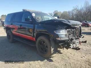 2018 Chevrolet Tahoe Commercial with VIN 1GNSKFEC3JR276928, listed as a Copart auction lot 48980425 with 50,206 mi miles and Salvage title. Bid and sale history available at DreamBid. Image 4.