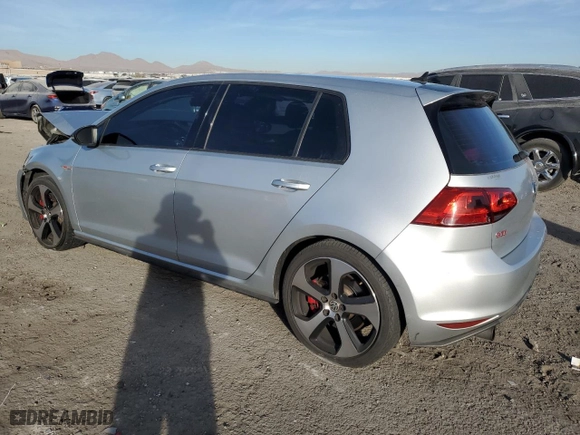 2015 Volkswagen Golf GTI Autobahn w/Performance Pkg with VIN 3VW547AU7FM070800, listed as a Copart auction lot 86329824 with 106,323 mi miles and Salvage Title. Bid and sale history available at carsss.com. Image 2.