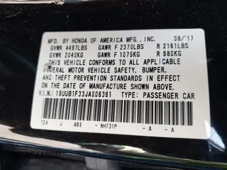 2018 Acura TLX with VIN 19UUB1F33JA006391, listed as a IAAI auction lot 42394731 with 97,046 mi miles and . Bid and sale history available at DreamBid. Image 9.