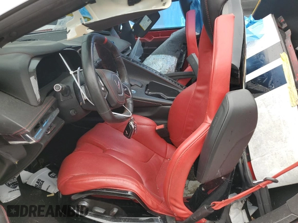 2020 Chevrolet Corvette 3LT with VIN 1G1Y82D43L5101442, listed as a Copart auction lot 70041624 with 0 mi miles and Salvage Title. Bid and sale history available at carsss.com. Image 7.