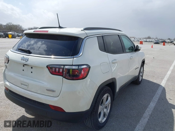 2021 Jeep Compass Latitude with VIN 3C4NJCBB7MT580777, listed as a IAAI auction lot 41813784 with 41,326 mi miles and . Bid and sale history available at DreamBid. Image 4.
