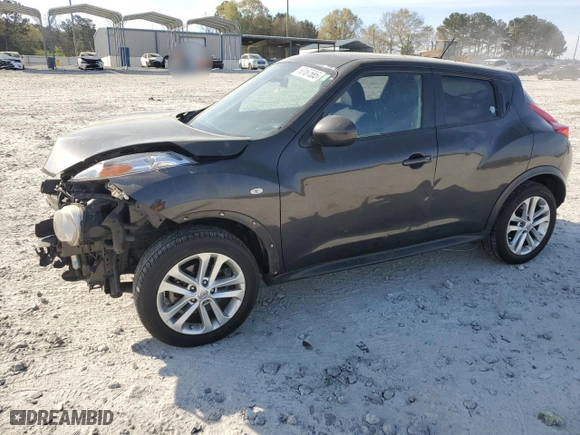 2013 Nissan Juke SV with VIN JN8AF5MR7DT205106, listed as a Copart auction lot 50187585 with 200,998 mi miles and Salvage Title. Bid and sale history available at carsss.com. Image 1.