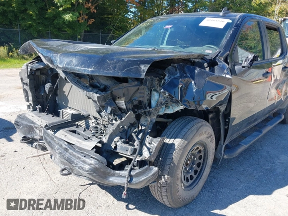 2022 Chevrolet Silverado 1500 Custom with VIN 1GCPDBEK8NZ542961, listed as a IAAI auction lot 40464540 with 45,122 mi miles. Bid and sale history available at carsss.com. Image 6.