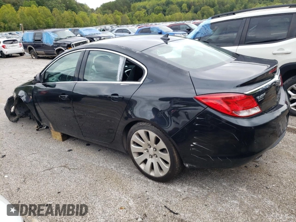 2011 Buick Regal CXL Turbo TO7 with VIN W04G15GV4B1056394, listed as a Copart auction lot 73506094 with 118,334 mi miles and Salvage Title. Bid and sale history available at carsss.com. Image 2.