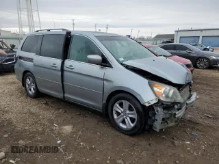 2008 Honda Odyssey Touring with VIN 5FNRL38908B017736, listed as a Copart auction lot 50796595 with 195,069 mi miles and Salvage Title. Bid and sale history available at carsss.com. Image 4.