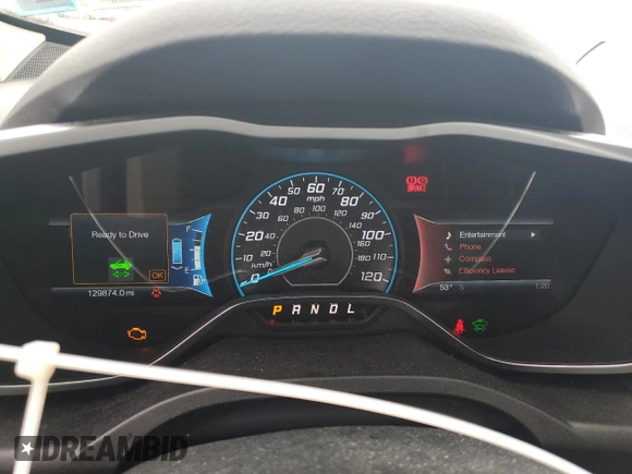 2014 Ford C-Max SE with VIN 1FADP5AU6EL506133, listed as a Copart auction lot 53621595 with 129,874 mi miles and Salvage Title. Bid and sale history available at carsss.com. Image 9.